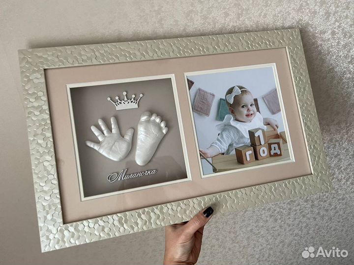 Слепки ручек и ножек малыша