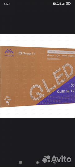 Телевизор iffalcon iFF55Q72 черный