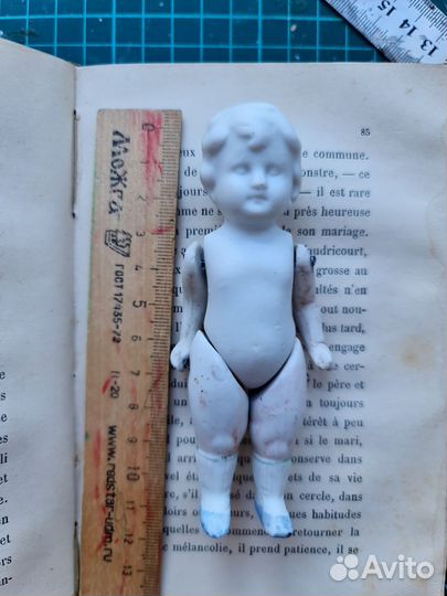 Антикварная редкая кукла(пупс) Германия фарфор