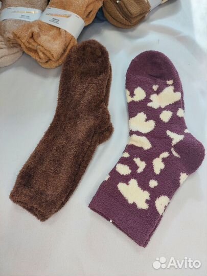 Женские носки бархатные