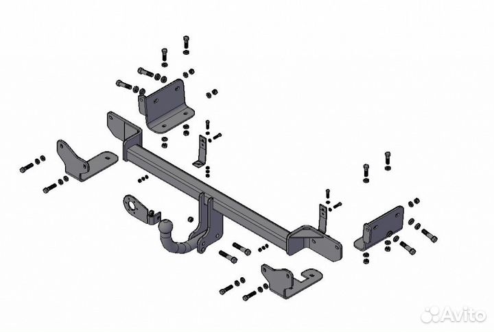 Фаркоп KIA Sorento, Rio, Sportage