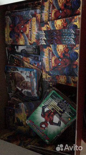 Карточки «Человек паук герой и злодей»