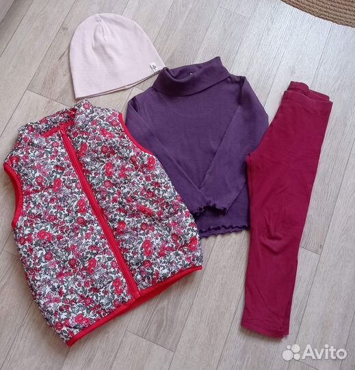 Вещи пакетом на девочку весна 86-92-98