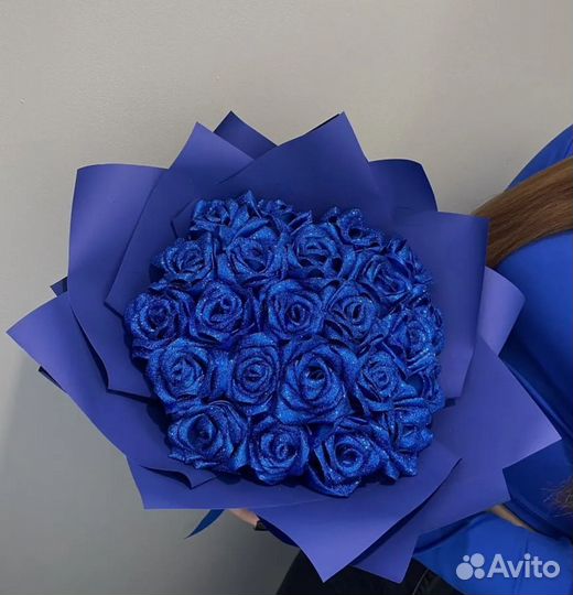 Букет из атласных лент 101