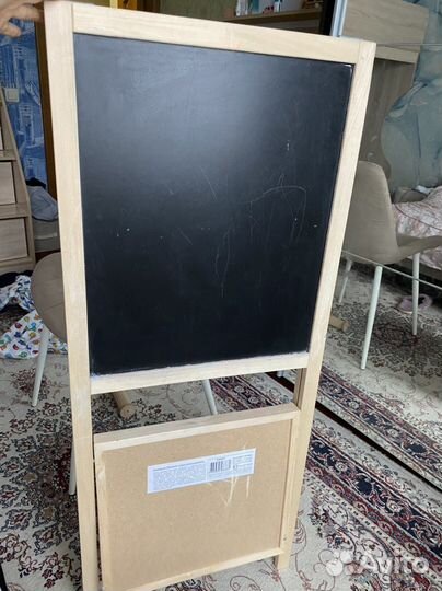 Доска мольберт детский деревянный