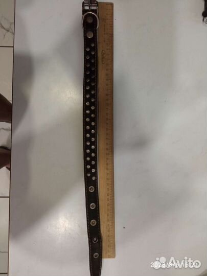 Ошейник для собак кожа бу 50см