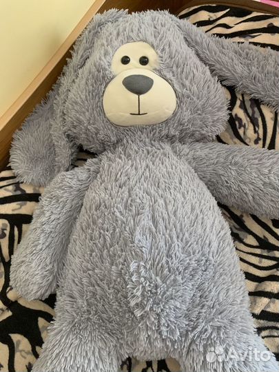 Плюшевый зайка Новый, подаренный, не играный