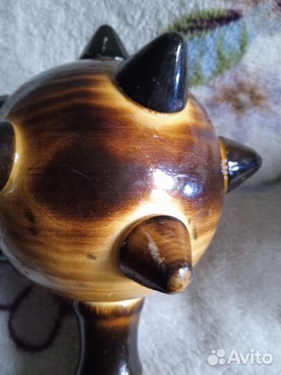 Булава деревянная с шипами