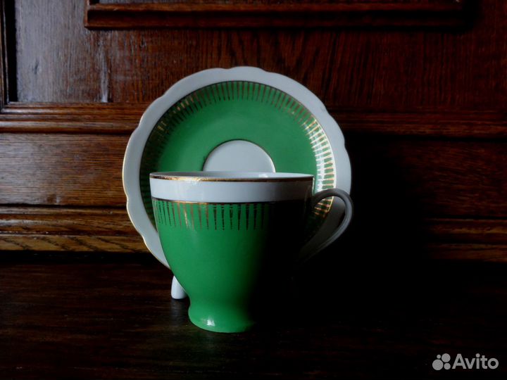 Кофейная чайная пара Польша винтаж