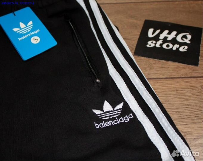 Широкие штаны Adidas x Balenciaga (Арт.49266)