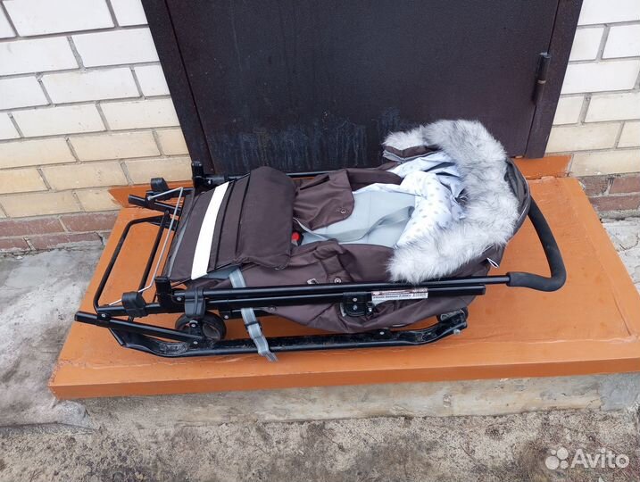 Детские санки коляска