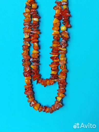 Винтажная бижутерия. Бусы. Натуральные камни