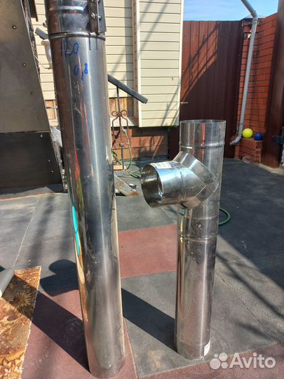 Труба, L1000 мм, нержавеющая сталь aisi 430, толщ