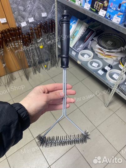 Щетка для чистки гриля 38 см