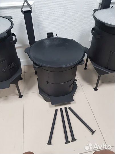 Казан Чугунный + Печь