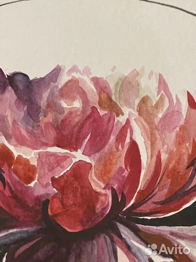 Акварель цветы