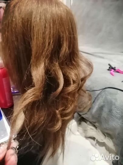 Болванка с натуральными волосами