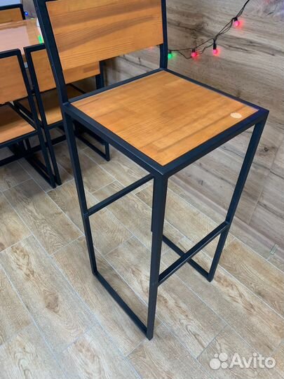 Барный стул в стиле лофт