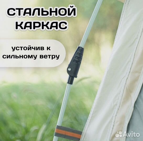 Палатка четырехместная автоматическая 2086