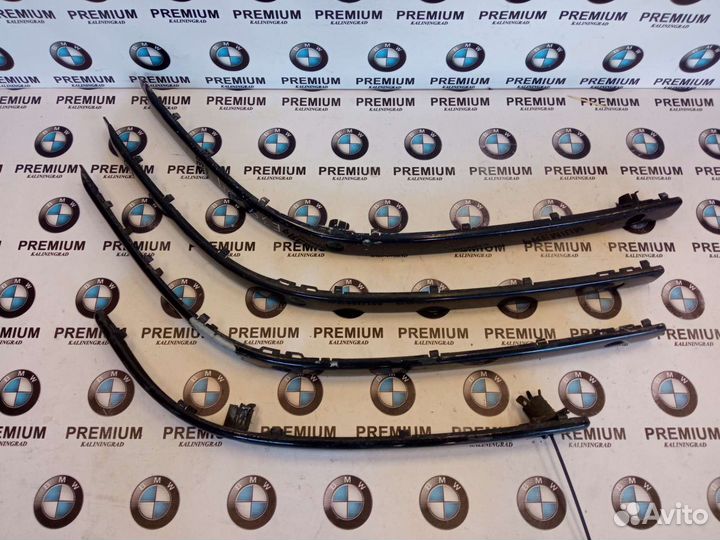 BMW 5 E39 Молдинги, накладки переднего бампера