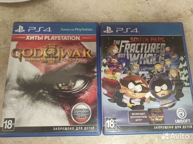 Игры для ps4 God of war/south park