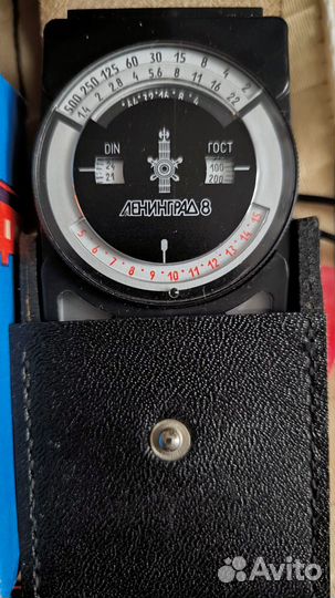 Фотоэкспонометр Ленинград 8. 1988 года
