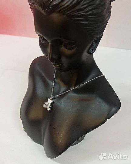 Колье серебро