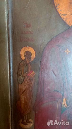 Икона старинная Богородица Хлебная 52*37 живопись