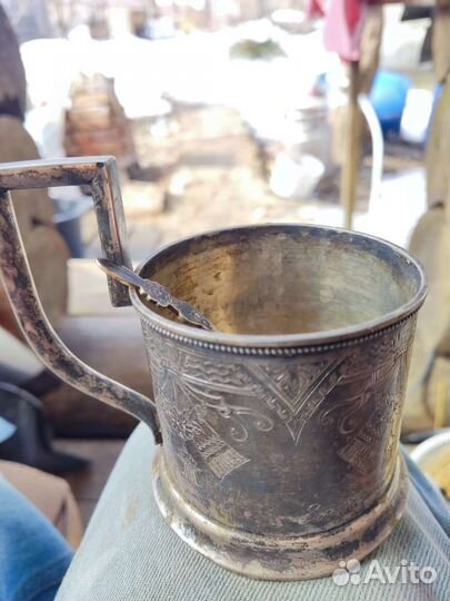 Подстаканник серебряный 84 пробы, 1915г