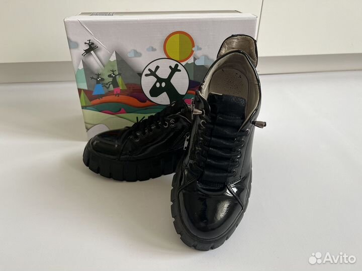 Полуботинки для девочки Kenka, p.35