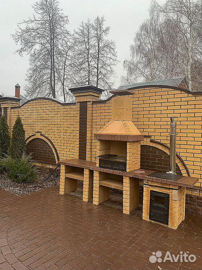 Печь под казан и другие барбекю модули