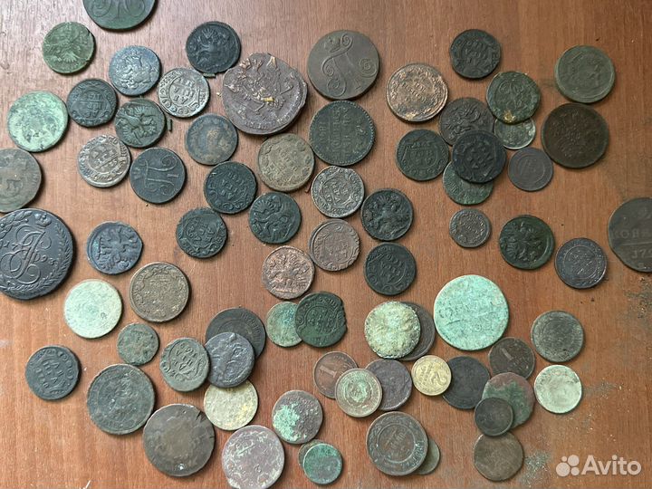 Монета елизавета петр рубль 5 копеек царские