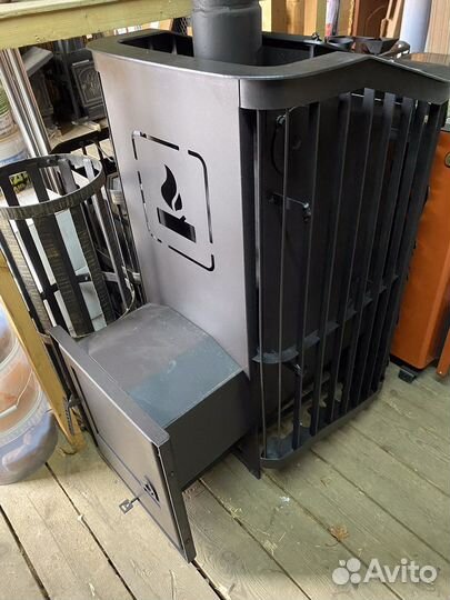 Печь для бани с закрытой каменкой Термокаменка