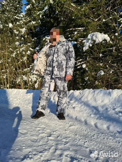 Горка белая зимняя костюм