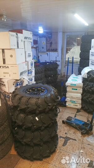 Комплект колес mudlite xxl 30/14 и диски msa m44