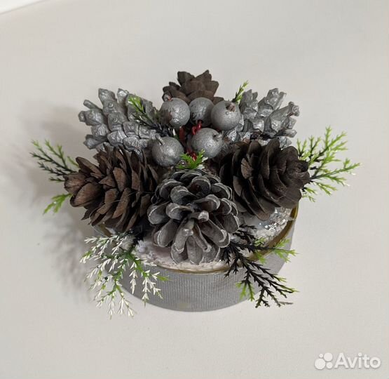Ручная работа Новогодняя композиция