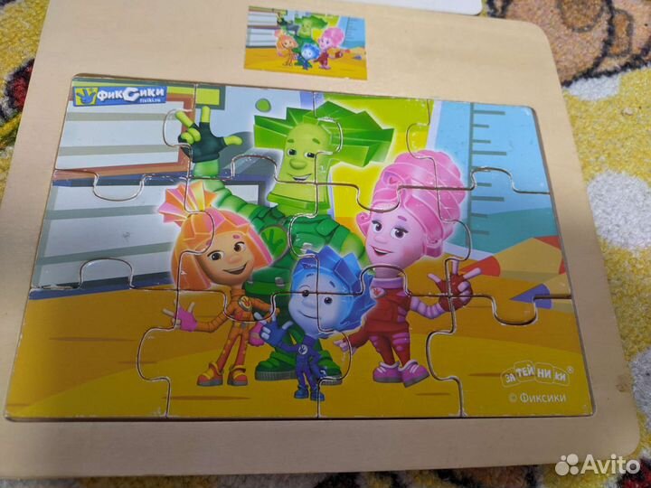 Пазлы деревянные