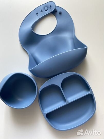 Детская силиконовая посуда