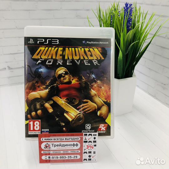 Диск ps3 duke nukem forever