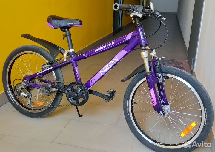 Велосипед 20 дюймов Novatrack Neon