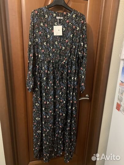 Штапельное платье