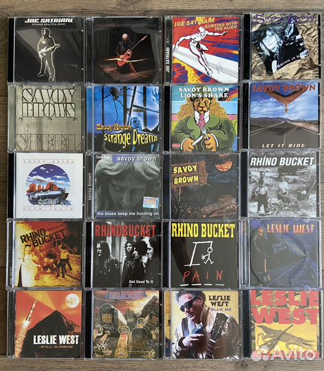 Cd диски Blues, Art rock, Classic rock, Hard rock