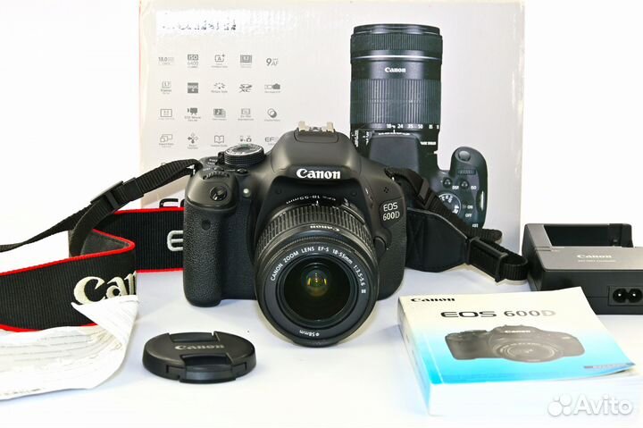 Canon EOS 600D/T3i 18.0MP зеркалка Kit 18-55