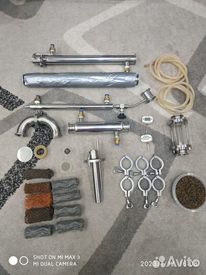 Бражная колонна 1.5 дюйма с кубом на 37л