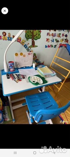 Детский стол и стул растущая парта