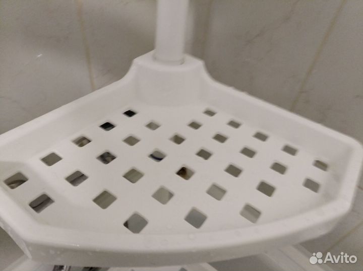 Полка для ванной угловая многоярусная