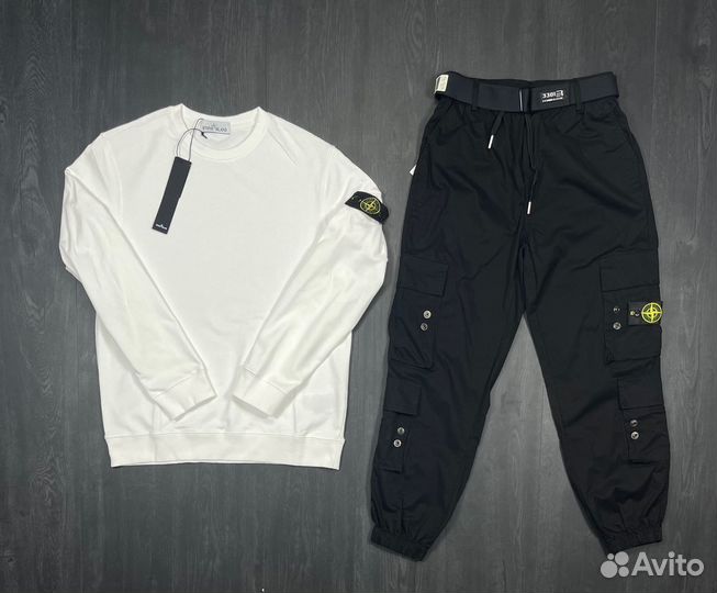 Костюм свитшот и джогеры Stone Island