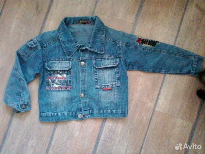 Джинсовая детская куртка