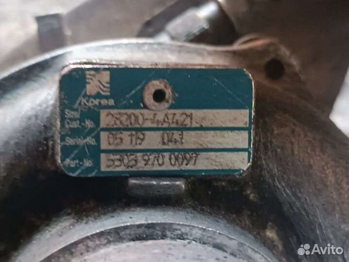 Турбина 282004A421 Kia Sorento 1 2.5 Дизель