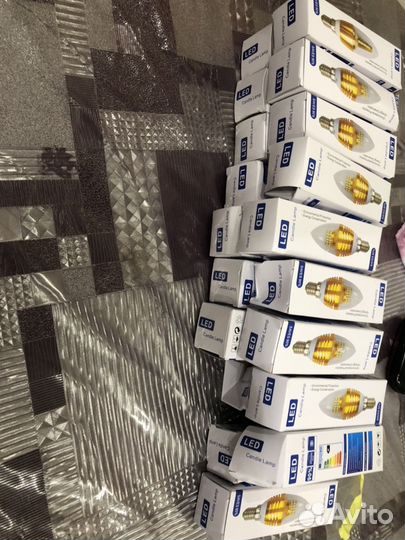 Лампы led цоколь е14. 3500k. 7w